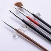 1 Pcs 5 Grids Acrylic Clear Nail Brush Rack Shelf Painting Pen Rest Holder Stand Colorful UV Gel Brush Display Holder