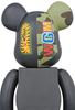 1st CAMO SHARK BLACK BE@RBRICK 100%