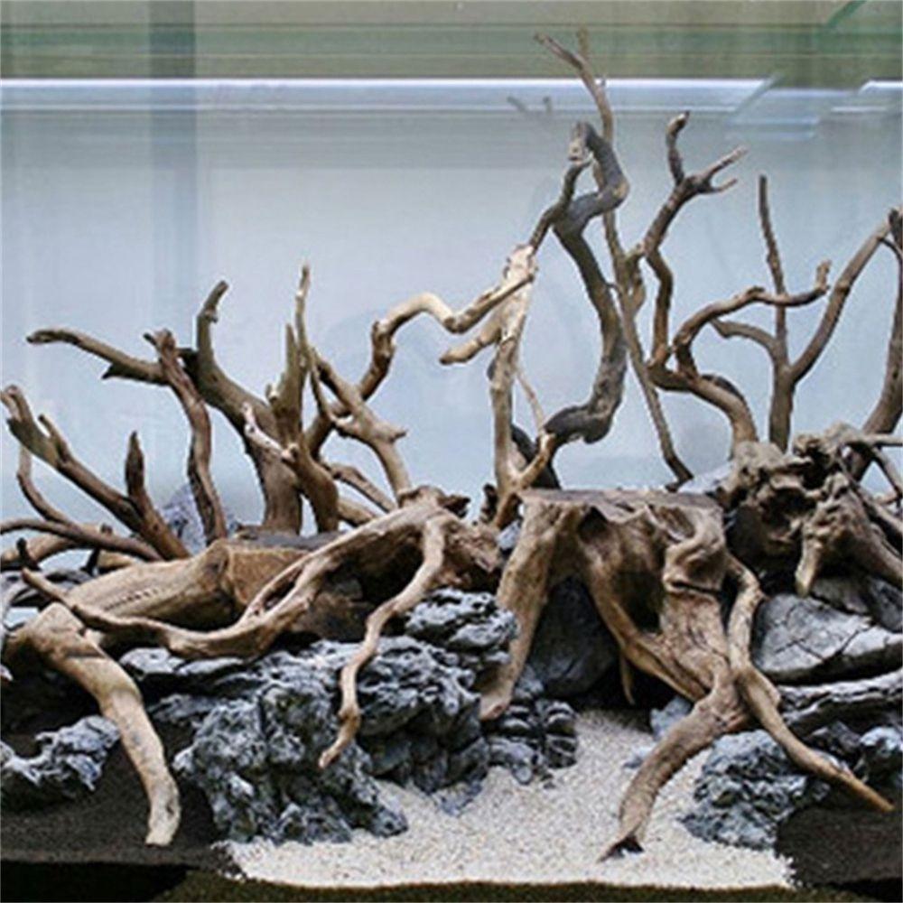 Neue natürliche Holz Aquarium Dekorationen Anlage Stum Baumstamm Treibholz Baum Aquarium Fisch Landschaftsbau Ornamente