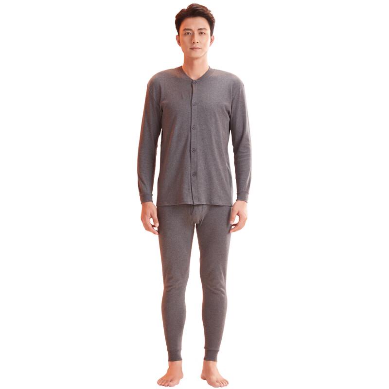 

Hengyuanxiang Men s Pure Cotton Thermal Underwear Set 3XL