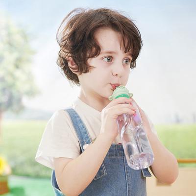 Dinosaur Straw Anti Choking Baby Universal with Bottle Cap Straw Kids Conversion Head BPA-Free