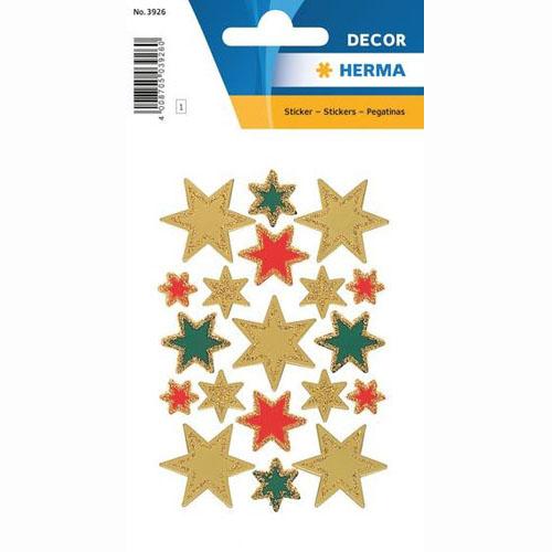 Herma Stars Decor Sticker (Glittery)