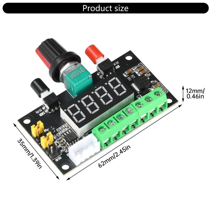12V 24V Schrittmotor Geschwindigkeitsregler Integrierter PWM-Signalgenerator Für Präzise Bewegungssteuerungsanwendungen