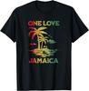 One Love Jamaica Gift Caribbean Vacation Reggae T-Shirt