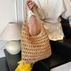 Summer Straw Woven Bag for Women Shoulder Bag Raffia Paper Rope Boho Beach Handbags Casual Messenger Crossbody Bag Female Purse