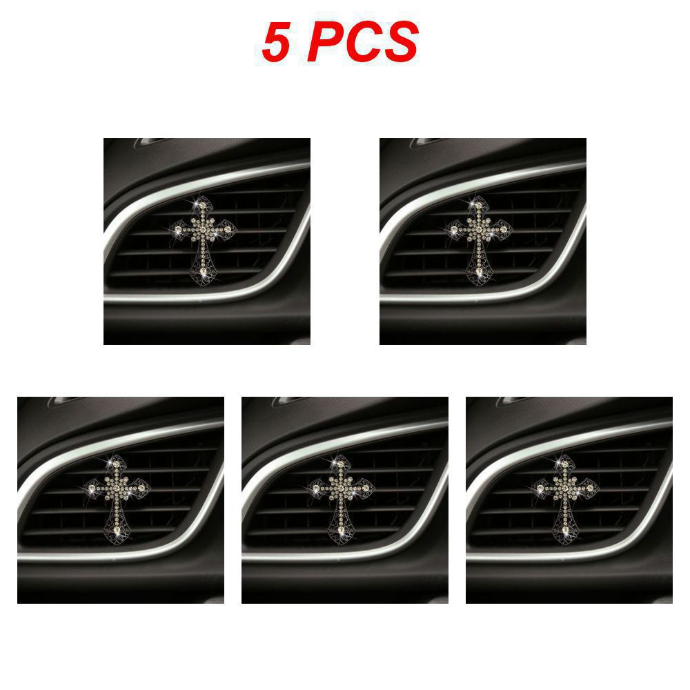 1/3/5PCS Water Cross Gentle Durable High Quality Material Selection Exquisite Workmanship Car Interior Accessories