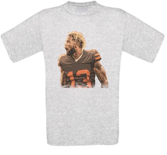 Odell Beckham Jr Cleveland Football Americano T-Shirt XXL