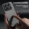 For Xiaomi 15 Pro Mi15 Pro 5G Car Holder Magnetic Leather Texture Phone Case Fundas For Xiaomi 14T Pro 14 Ultra Shockproof Matte Silicone Soft Case