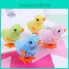 Fluffy Wind-up Chicken Dance Clockwork Plush Kids Toy