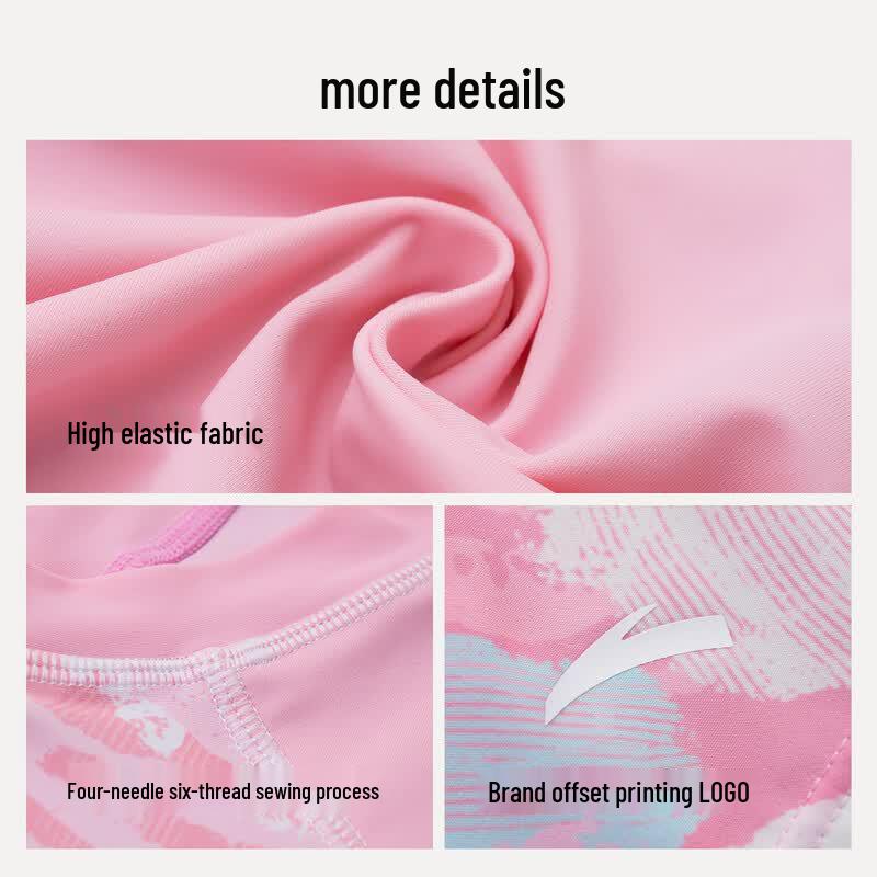 ANTA Girls' Quick-Dry Sun-Protective Swimwear