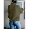 Womens Off The Shoulder Sweater Casual   Knitted Loose Long Sleeve Pullover