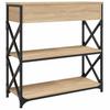 Console Table Sonoma Oak 75x28x75 cm Particleboard