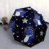 1pc Dino Astronaut Automatic Open/Close Umbrella, Windproof, Folding Compact Umbrella with Lightweight Design for Women/Men143