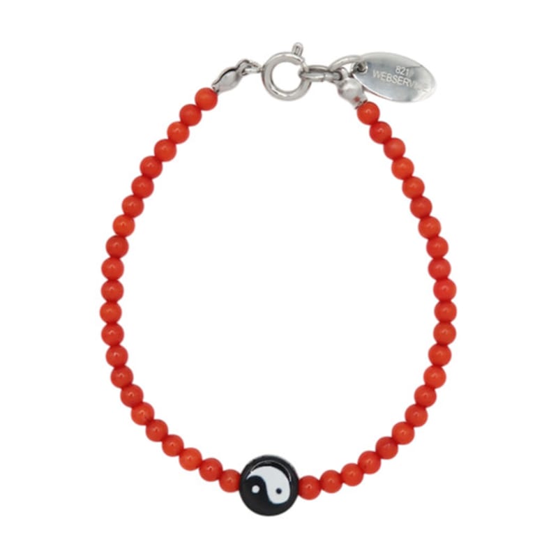

821WEBSERVICE yin n yang red bracelet red