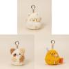 Knock On The Wooden Fish Plush Keychain With Soft Polyester Filling For Gift And Decoration