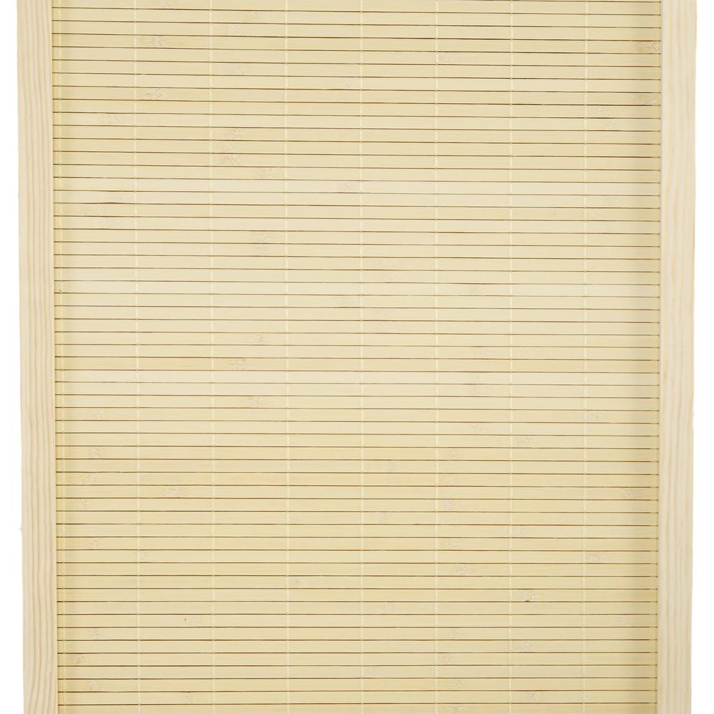 Room Divider, Freestanding Privacy Screen, 4 Panel Folding, 180 X 180cm, Natural