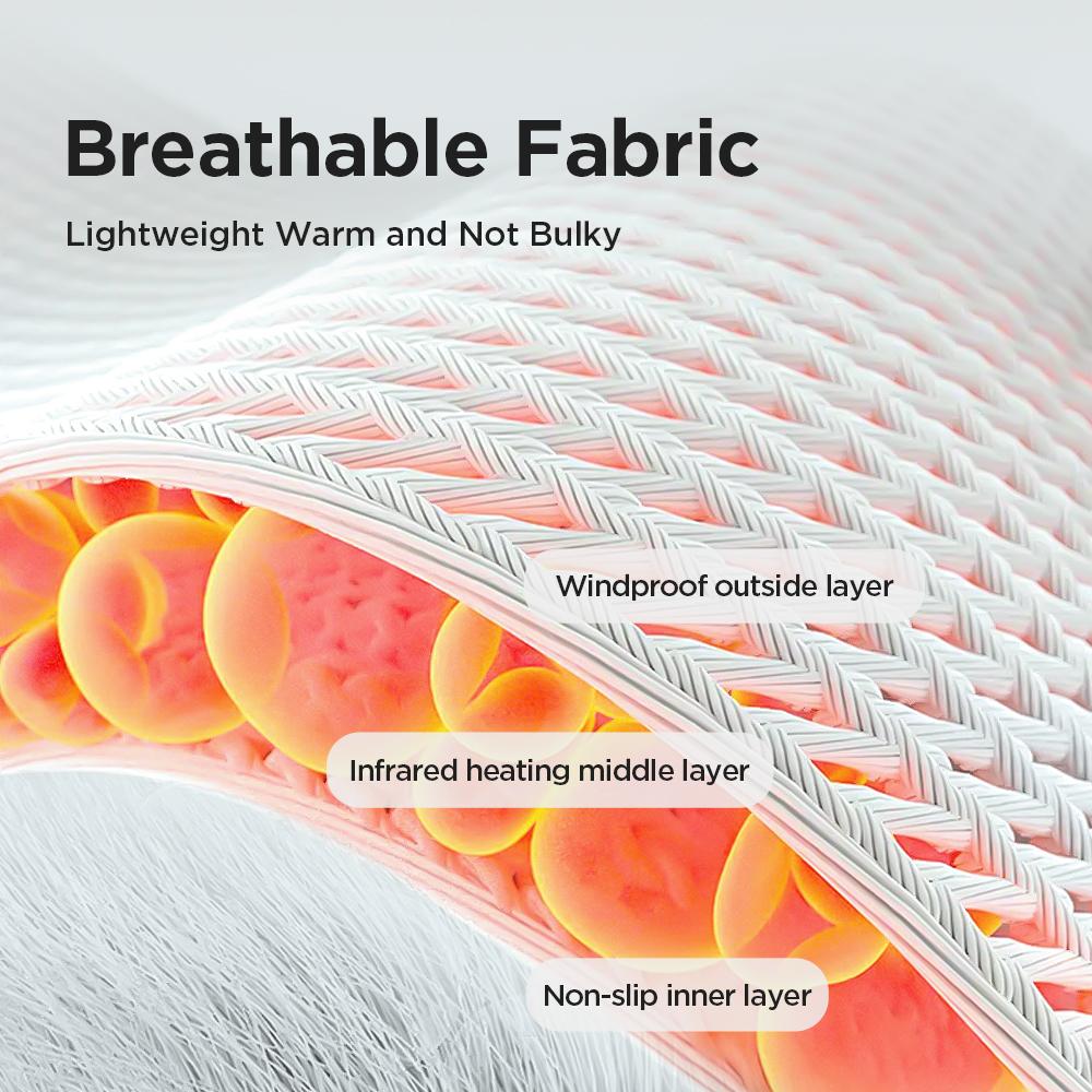 Electric Foot Ankle Massager Vibration Relaxation Warm Hot Compress Ankle Brace Joint Support Muscle Relieve Ankle Protection