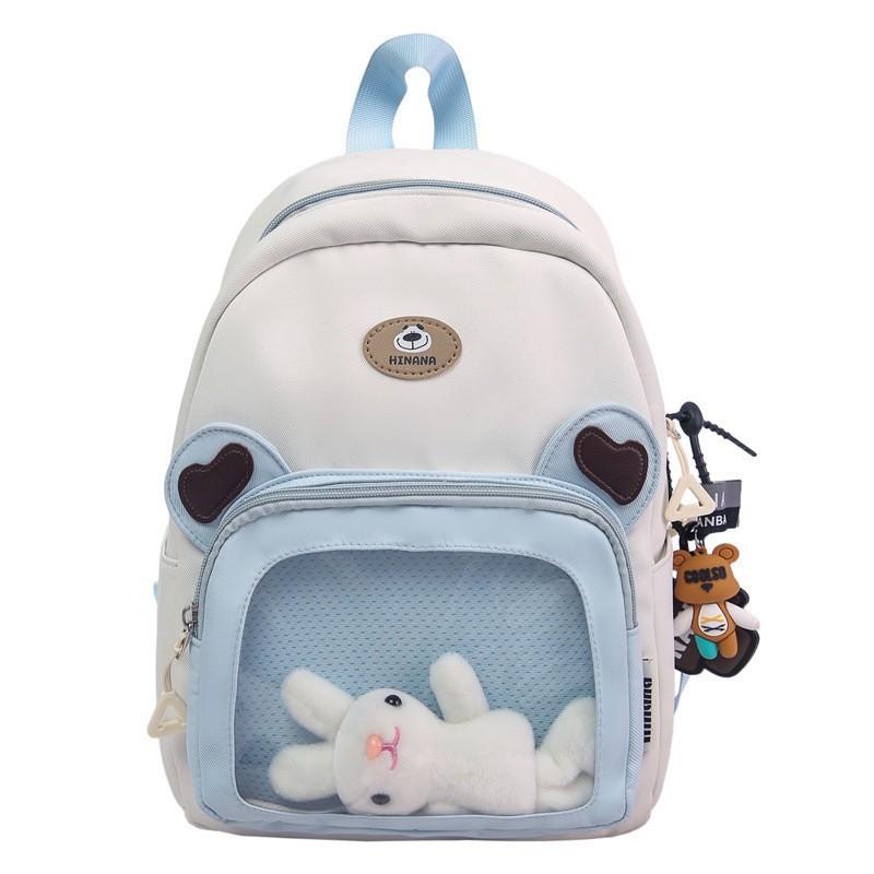 

Japanese Ins High-value Girl Cute Pain Bag New Style Second Yuan Soft Transparent Backpack Women s Cartoon