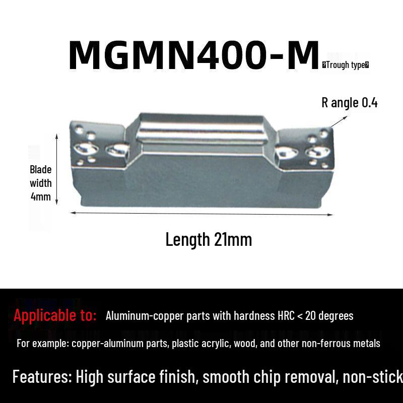CNC Lathe Grooving Inserts MGMN300-M End Face Cutting Tools