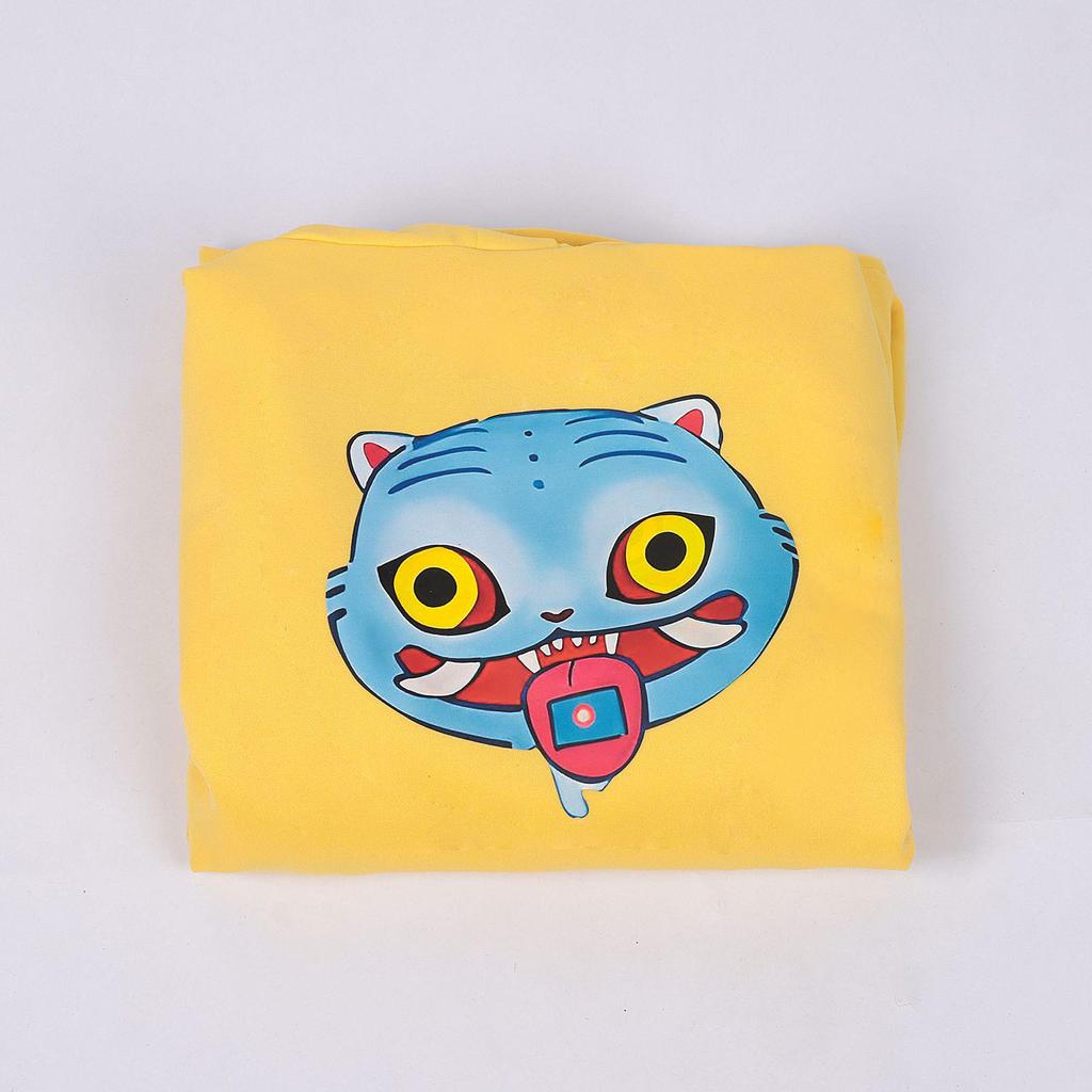 Pijama Fantasia K-POP Amarela com Capuz Mira Zoey Caçadora de Demônios