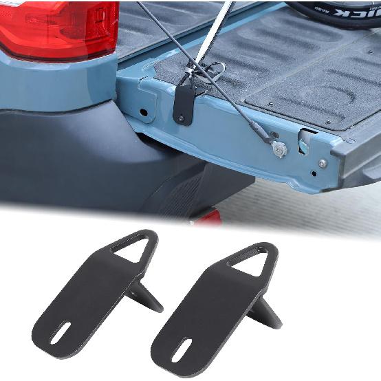 Aunginsy Tailgate Tie Down Anchor Bed Cleat Compatible with Ford Maverick 2022-2026 Accessories, Heavy Duty Truck Tailgate Bed Tie-Down Anchors Rings