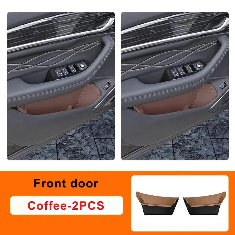For Geely Monjaro Xingyue L -2025 Car Door Slot Organizer Box Leather Glove Box Storage Groove Pad Interior Accessories