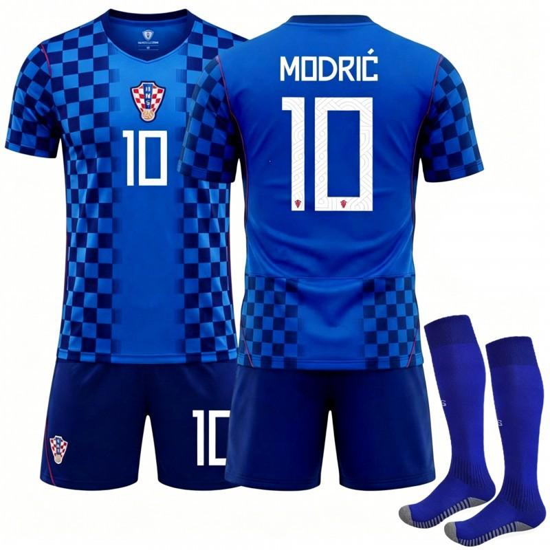 2627 World Cup National Team Croatia Away No. 10 Modric Jersey Children's Football Uniform Suit Men