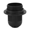 10PCS Practical E27 Light Base Socket Black ABS Lamp Holder White Light Bulb Holder Bulb Installation