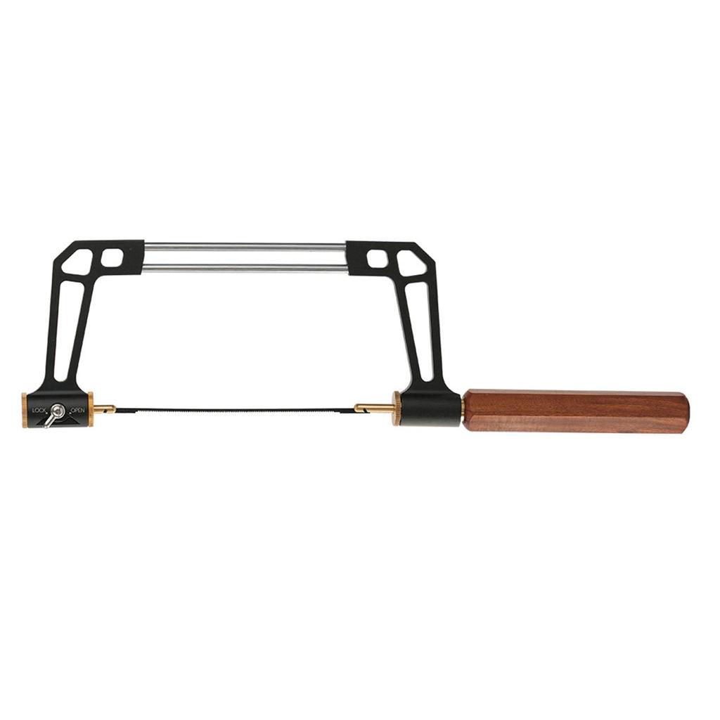 Hand Fret Saw Set Hex Handle Multifunctional Saw with 15T 18T 24T Sawblade for Furniture Making Woodworking Projects
