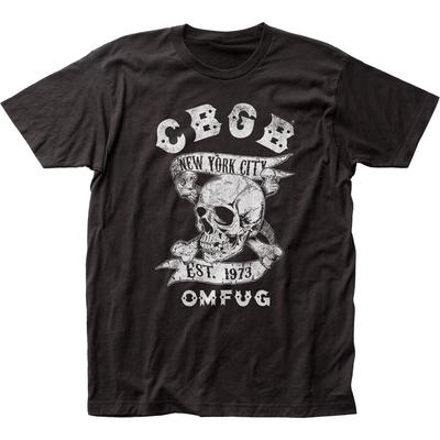 CBGB New York City Herren T-Shirt Rockmusik Klassisch Punk Club Band T-Shirt Neu Schwarz