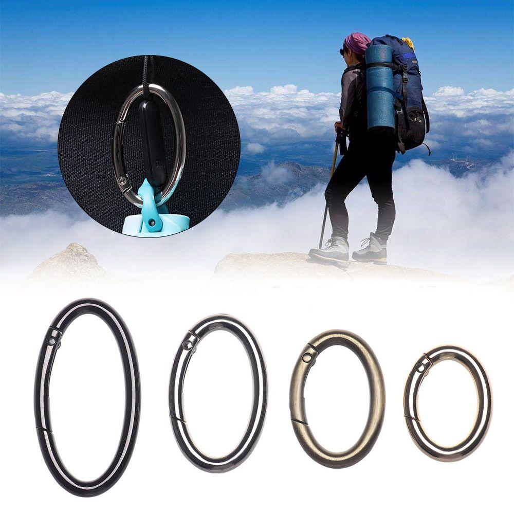 Accesorii Camping Drumeții Exterior Carabină Geantă Catarame Curea Genți de Mână Cleme Inele Ovali cu Arc