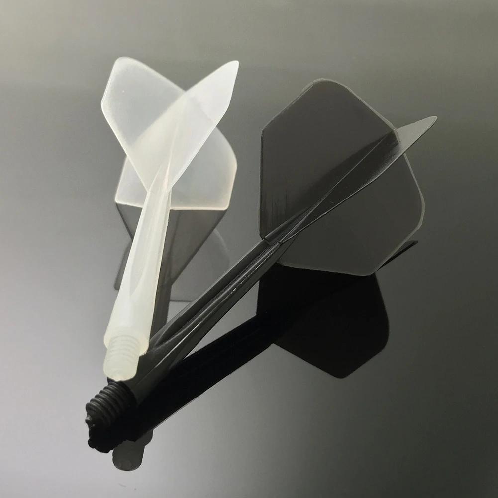 6Pcs Integrated Dart Flights and Shafts 4BA Soft Screw In-One Dart Flight Integrated Dart and Flights for Indoor Outdoor Playing