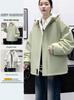 Men's 2025 Winter Double-Sided Lambswool Hooded Jacket - Plus Velvet Thickened Outerwear