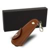 Japan and South Korea Metal Leather Shoehorn Portable Unisex Shoe Lifter Hanging Deduction Shoehorn for Keychain