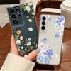Small Flower Pattern Phone Case For Samsung Galaxy S26 S25 S24 S23 Ultra S22 Plus S24 S21 FE S25 Edge Shockproof Clear TPU Cover
