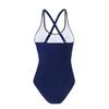 New European and American swimwear sexy tight solid color belly cover high elastic backless women's one-piece swimsuit
