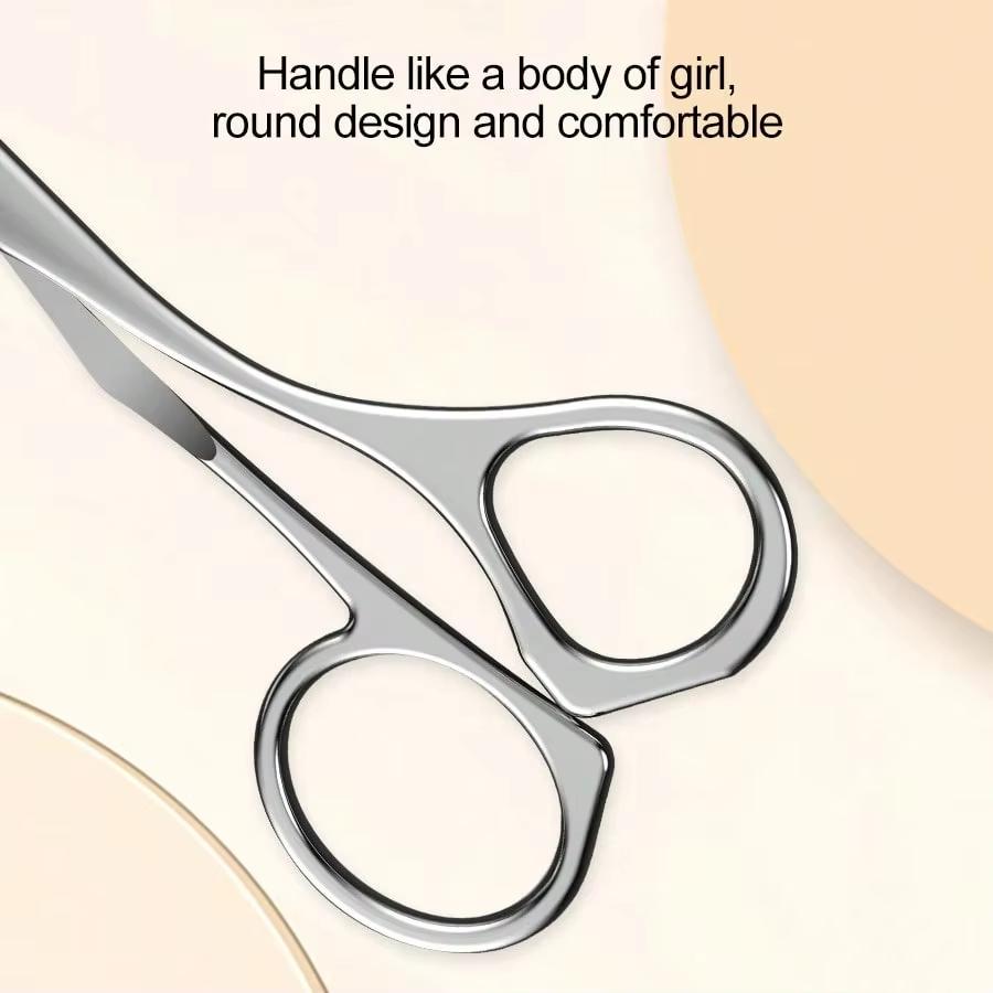 3Pcs Stainless High Quality Eyebrow Trimming Tool With Eyebrow Comb&Trimmer Eyebrow Scissors.Perfect Tools For Trimming