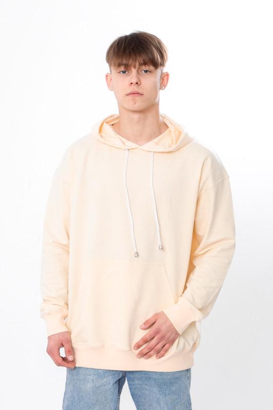 

Men’s Oversized Hoodie – Modern Design & Maximum Comfort, Any season, 3363-057-of HC L екрю