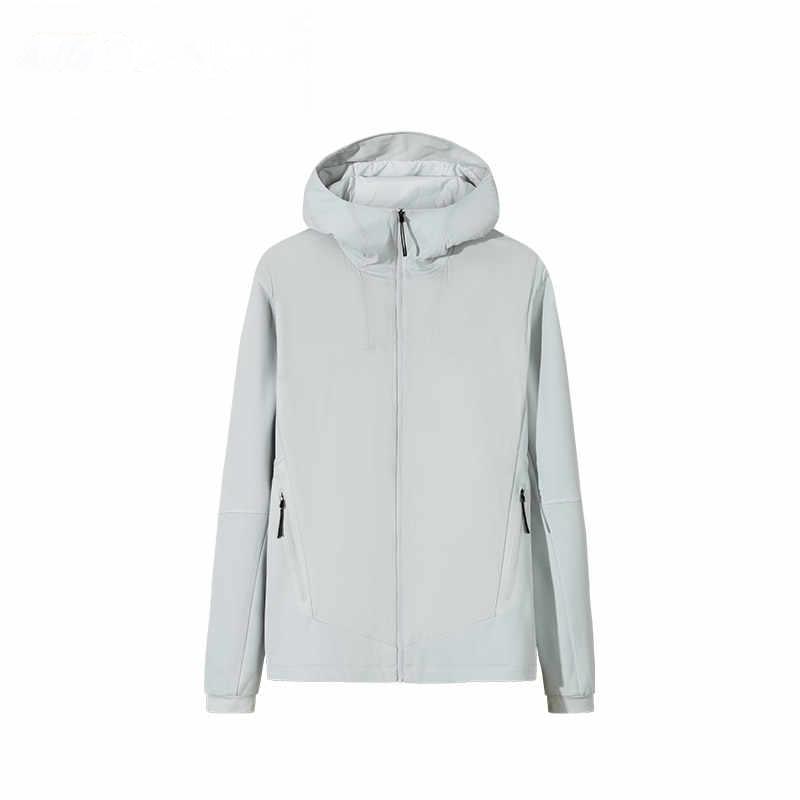 

Anta Champion Outdoor Series Solid Color Zipper Hooded Comfortable Breathable Versatile Casual Cotton Jacket Men Jacket Sangma-Gray 152510803-1 L