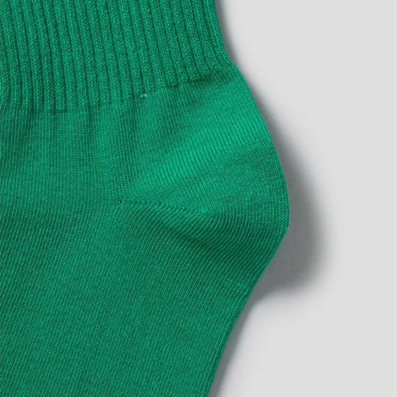 SAND SOUND Stripe Logo Jacquard Socks Green (MS44KTA91M)