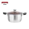 ZISIZ Thickened Composite Steel Soup Pot