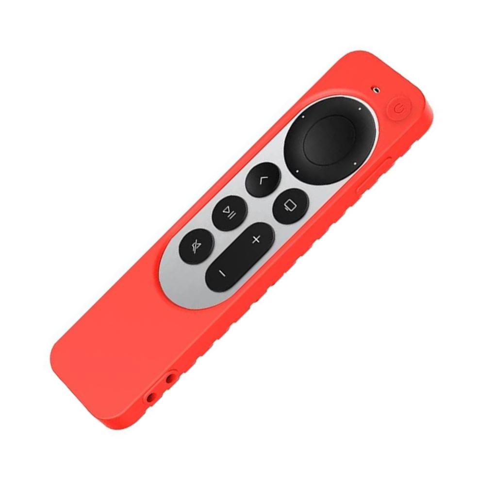

TV Remote Control Shockproof Cover Controller Protector Nonslip Dust-proof Guard Case for Home Living Room Office red
