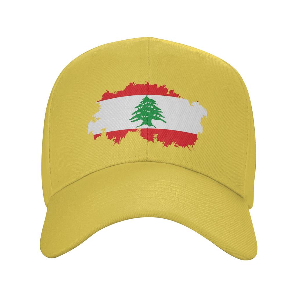 Lebanon Flag Sun Baseball Cap Summer UnisexTeens  Print Trucker Hat Breathable Vintage Hiking Fishing Baseball Caps