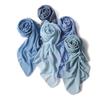 110*110CM Square Pearl Chiffon Hijabs Scarf Plain Solid Color Headwraps Muslim Women's Khimar Headscarf 45 Colors