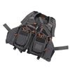 Fishing Vest Backpack Adjustable Shoulder Straps and Belt Black Average Size for Men and Women