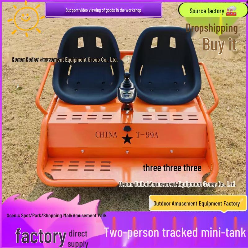 Tracked Mini Tank Electric All-Terrain Toy Car for Kids