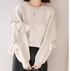 Dimanaf 2024 New Women Hoodies & Sweatshirts Full Sleeve Loose O-Neck Autumn Solid Tops T-Shirt New Pullover