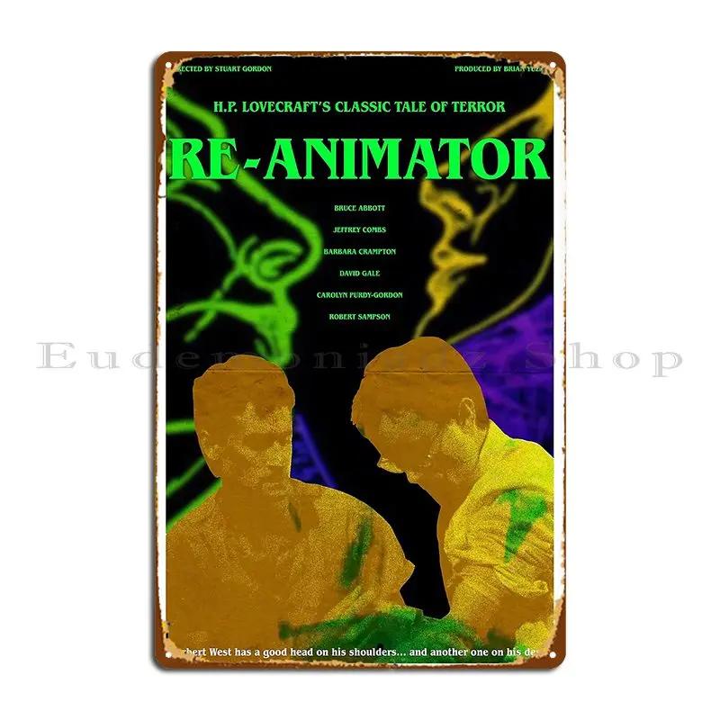 Reanimator Poster Metal Plaque Poster Wall Custom Customize Printing Sign Personalized Tin Sign Poster 20x30cm(7.8x11.8inch)