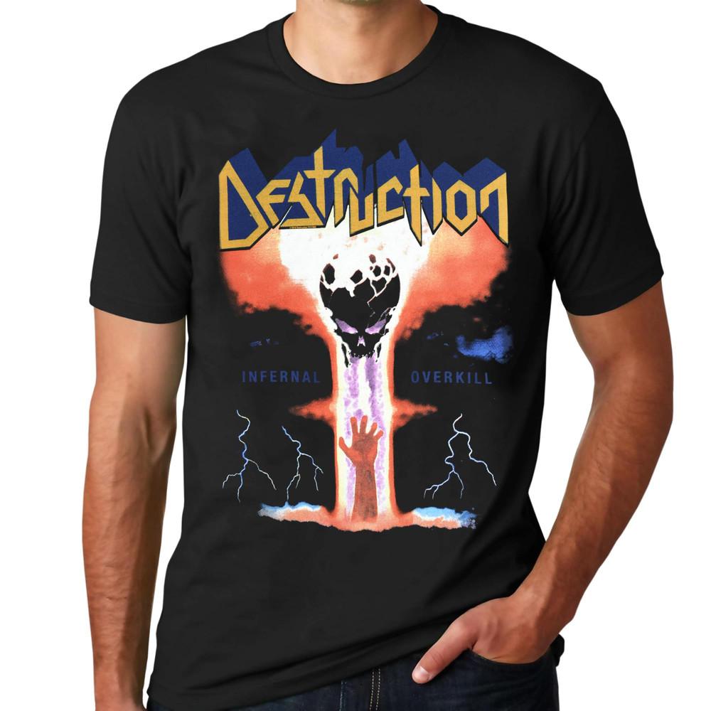 DESTRUCTION Black Color All Size Cotton Shirt Gift For Fan Unisex T-Shirt