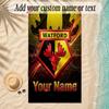 Beach TowelWatford FC Custom Name Text Personalized Soft Towel for Beach Pool Indoor Home Decor Gift